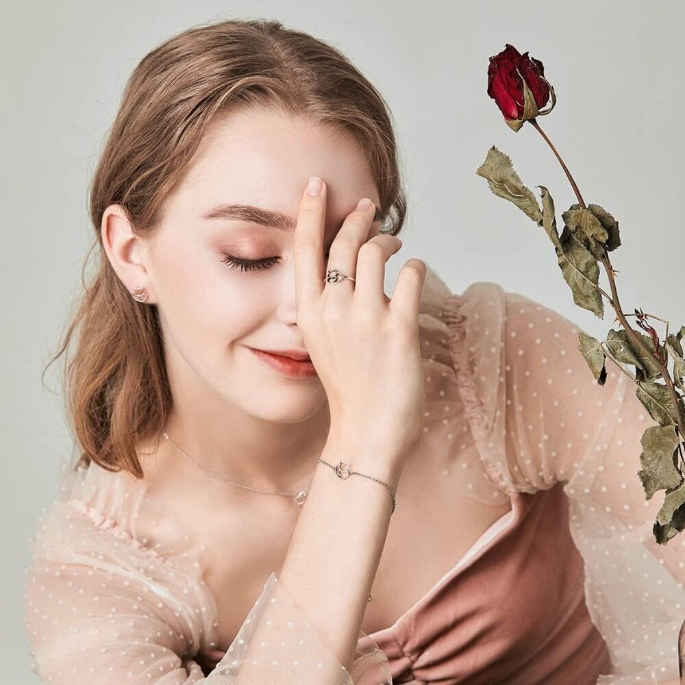 Silver Adjustable Link Bracelets 925 Sterling Sil… - image 4